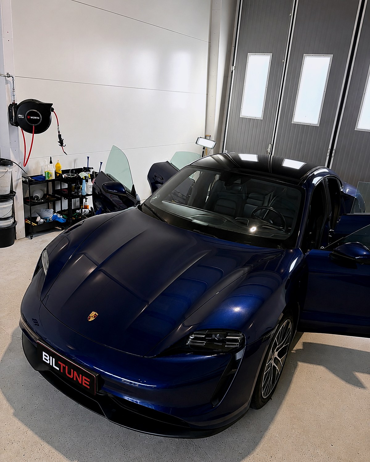 Porsche Taycan efter behandling