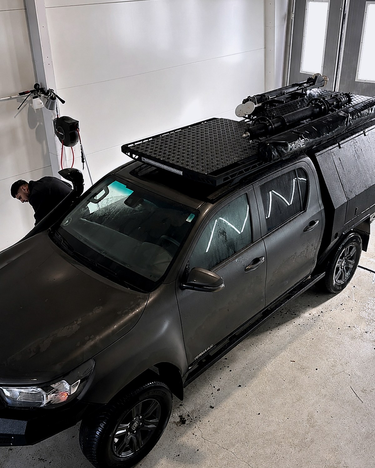 Toyota Hilux klar til behandling